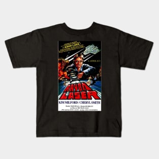 Classic Science Fiction Movie Poster - Laserblast Kids T-Shirt